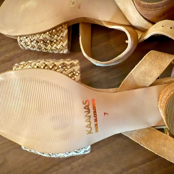 KAANAS Ankle Wrap Heels - Picture 6 of 8